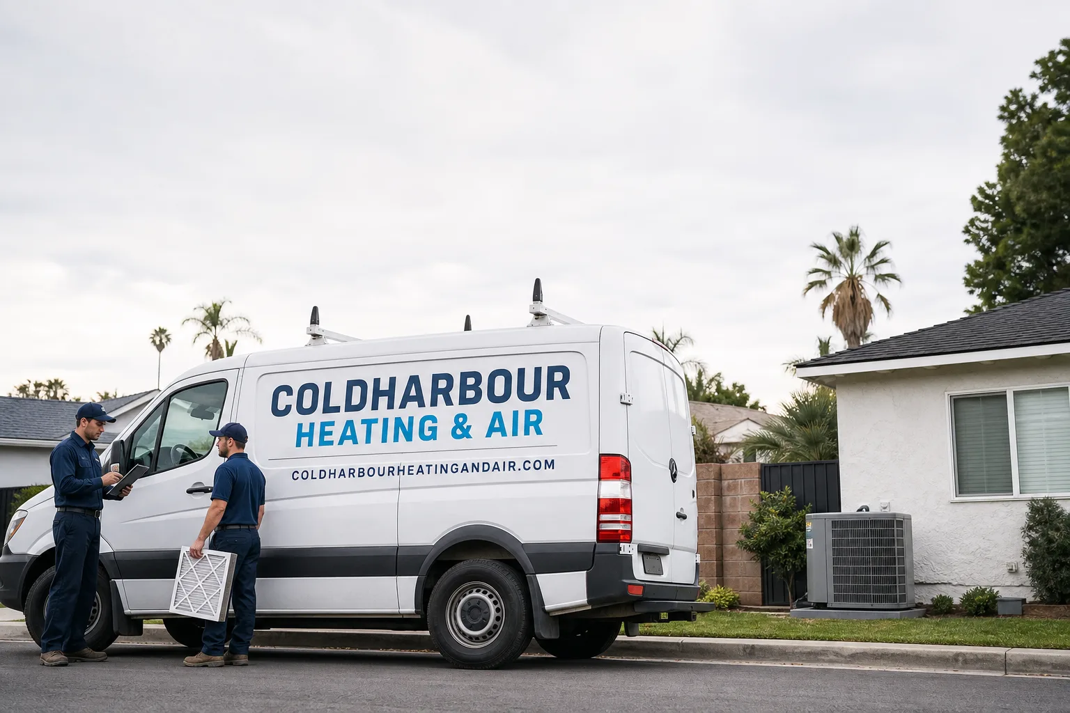 Coldharbour Heating & Air hvac team